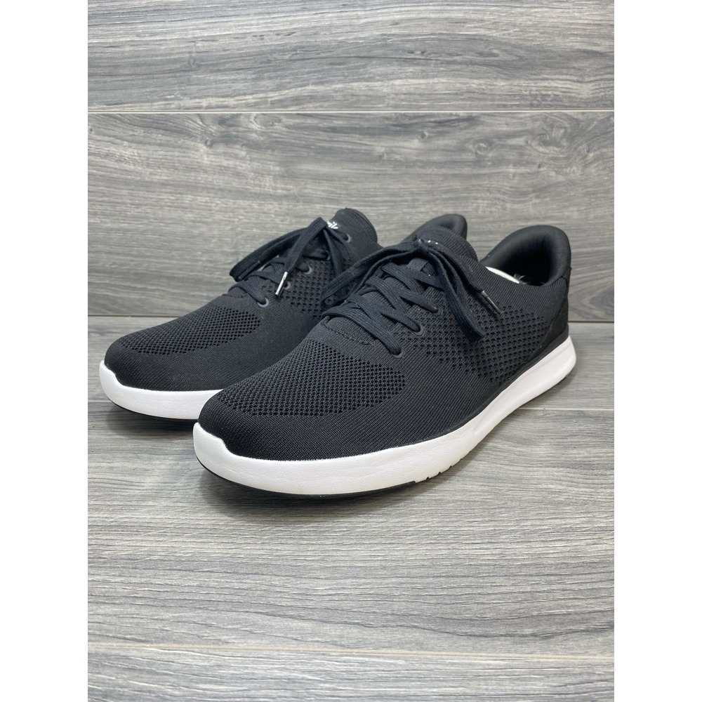 Kizik Lima Walking Shoes Sneakers M 14/ W 15 Black Casual Lace Up